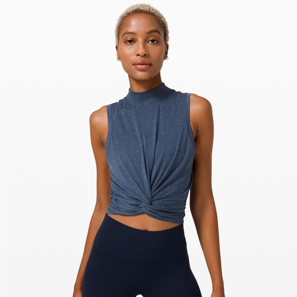 SOLD | Lululemon Time to Restore Mock Neck Tank - Picture 1 of 4